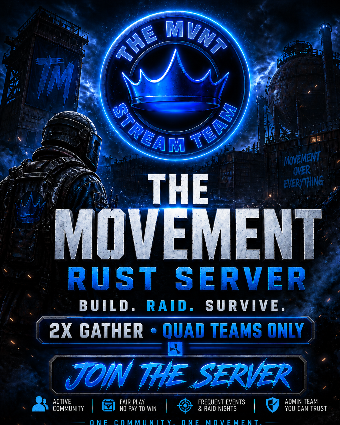 The Movement Rust server advertisement